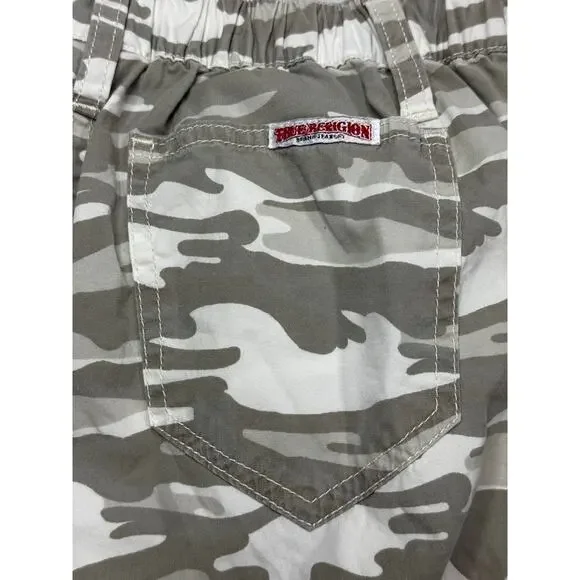 True Religion Women's Gray White Camouflage Jogger Pants - Size XS (26x26) - Picture 3 of 6